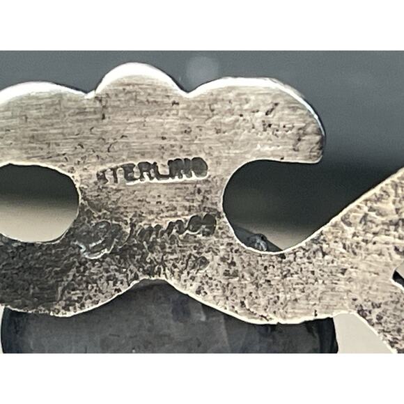 Chimney Butte Sterling Cuff Turquoise Pink Conch Southwest Artisan Silver 45g - Picture 4 of 13